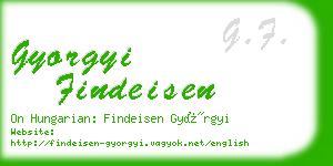 gyorgyi findeisen business card